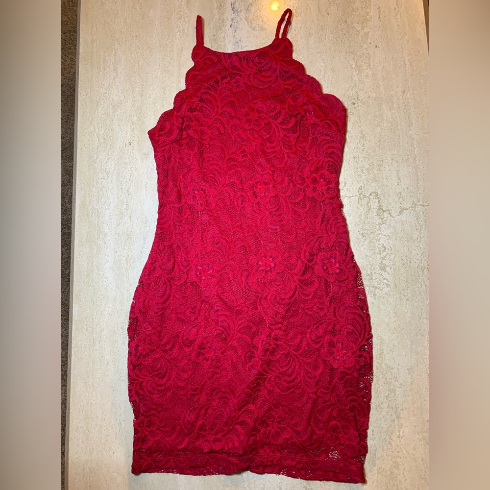 By&By Lace Skater Dress EUC
